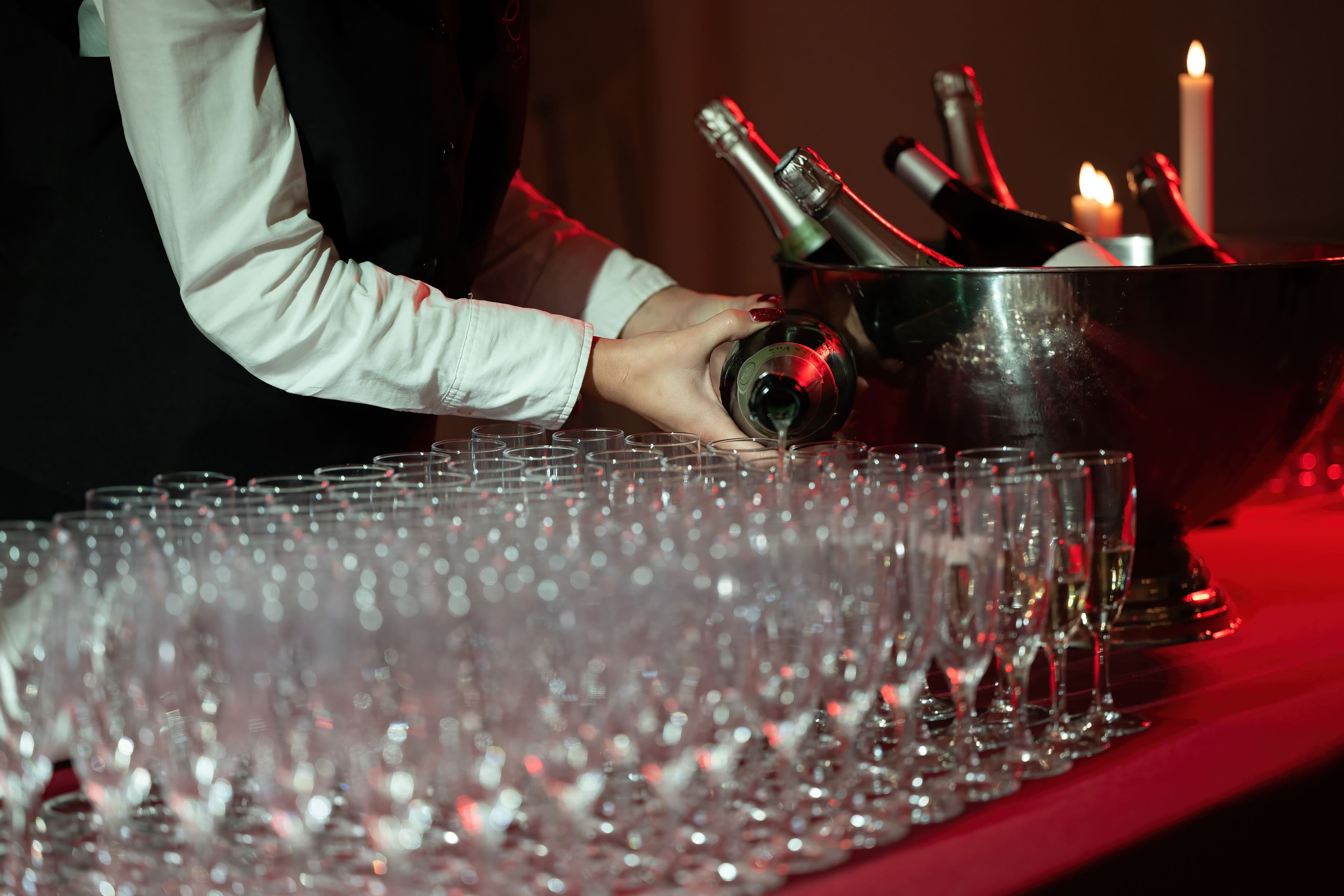 Coordination d'événements — service sur place